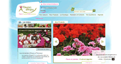 Desktop Screenshot of fleurondanjou.fr